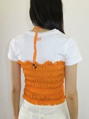 Kijun Tube Top Orange